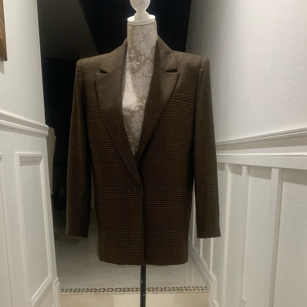 Alice and Olivia Colley Strong Shoulder Blazer Size 4 - Picture 12 of 12